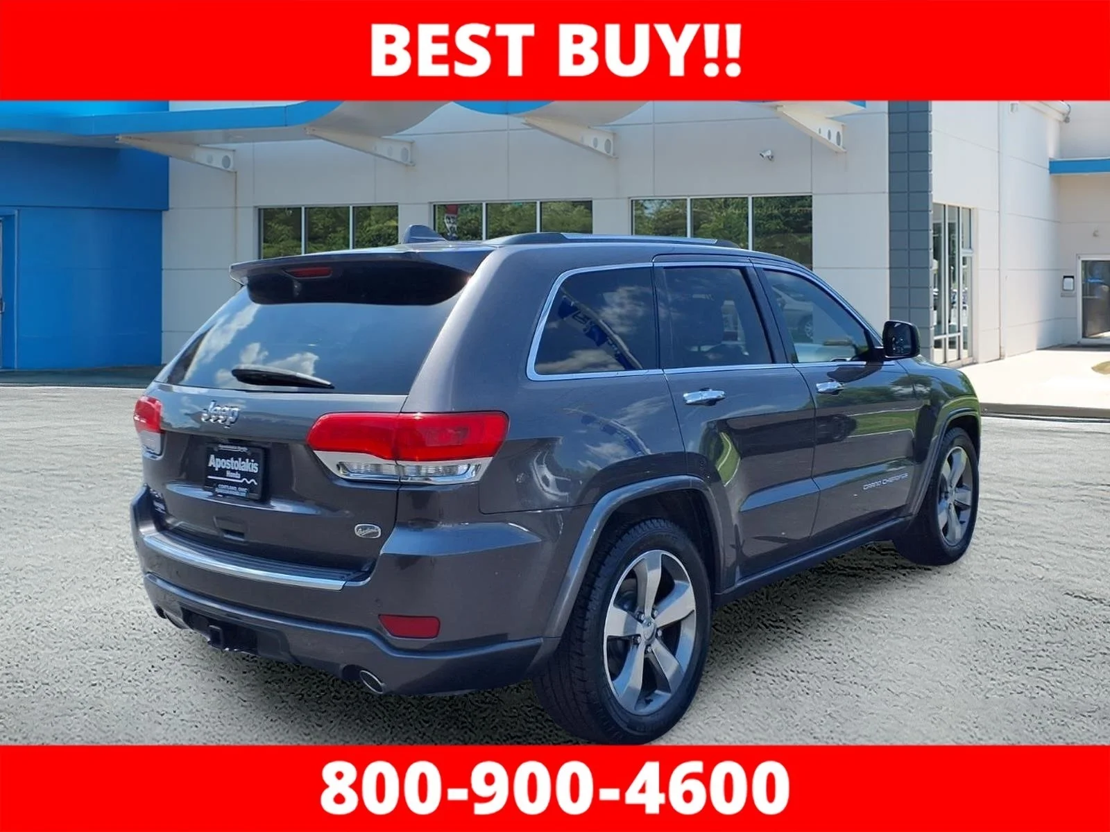 Used 2015 Gray Jeep Overland image 3