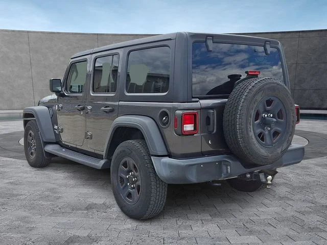 Used 2018 Gray Jeep Unlimited Sport image 8