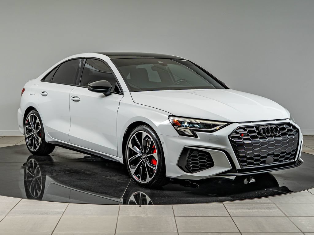 Used 2022 Glacier White Metallic Audi 2.0T Premium Plus image 3