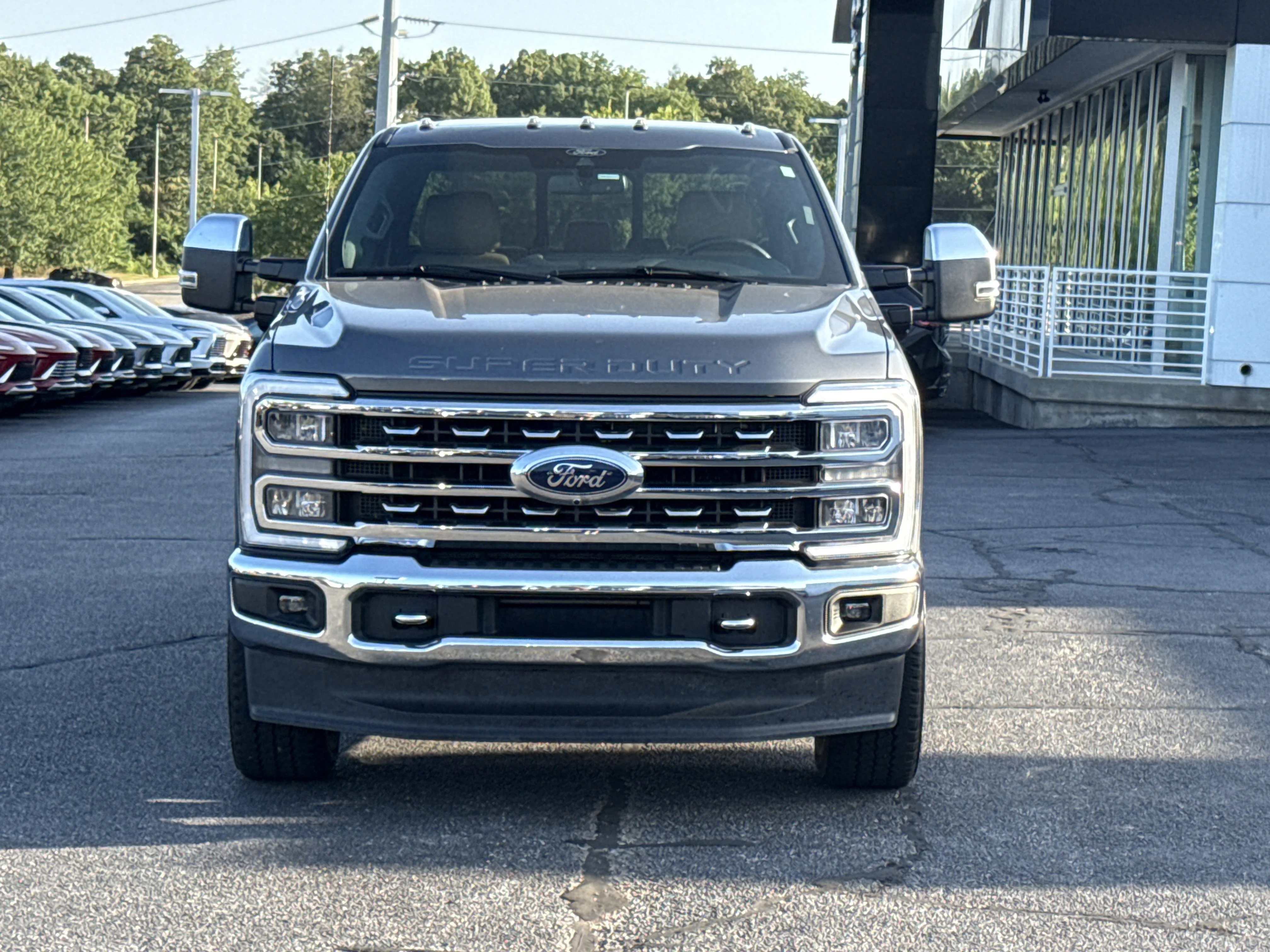 Used 2024 Carbonized Gray Metallic Ford Lariat 4WD image 2