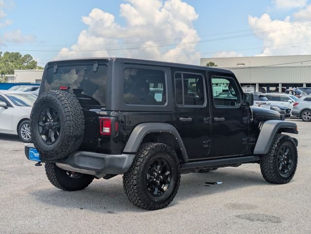 Used 2022 Black Jeep Unlimited Willys image 5