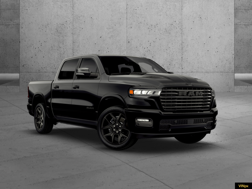 New 2026 Diamond Black Crystal Pearl-Coat Exterior Paint RAM Laramie image 10