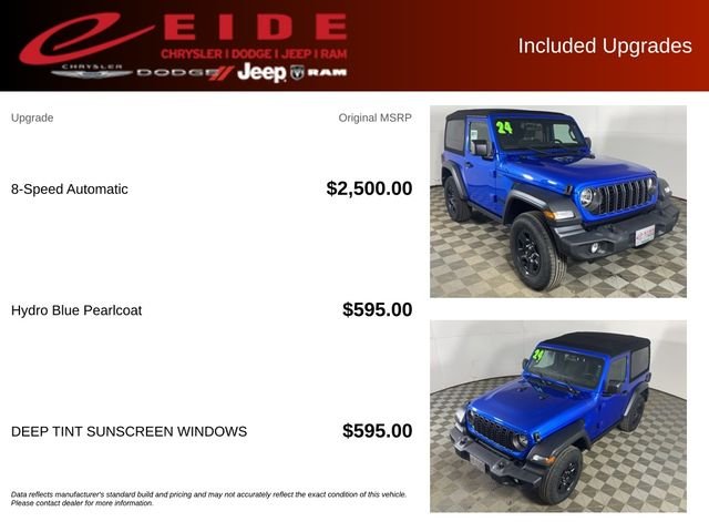 Used 2024 Blue Jeep Sport image 13