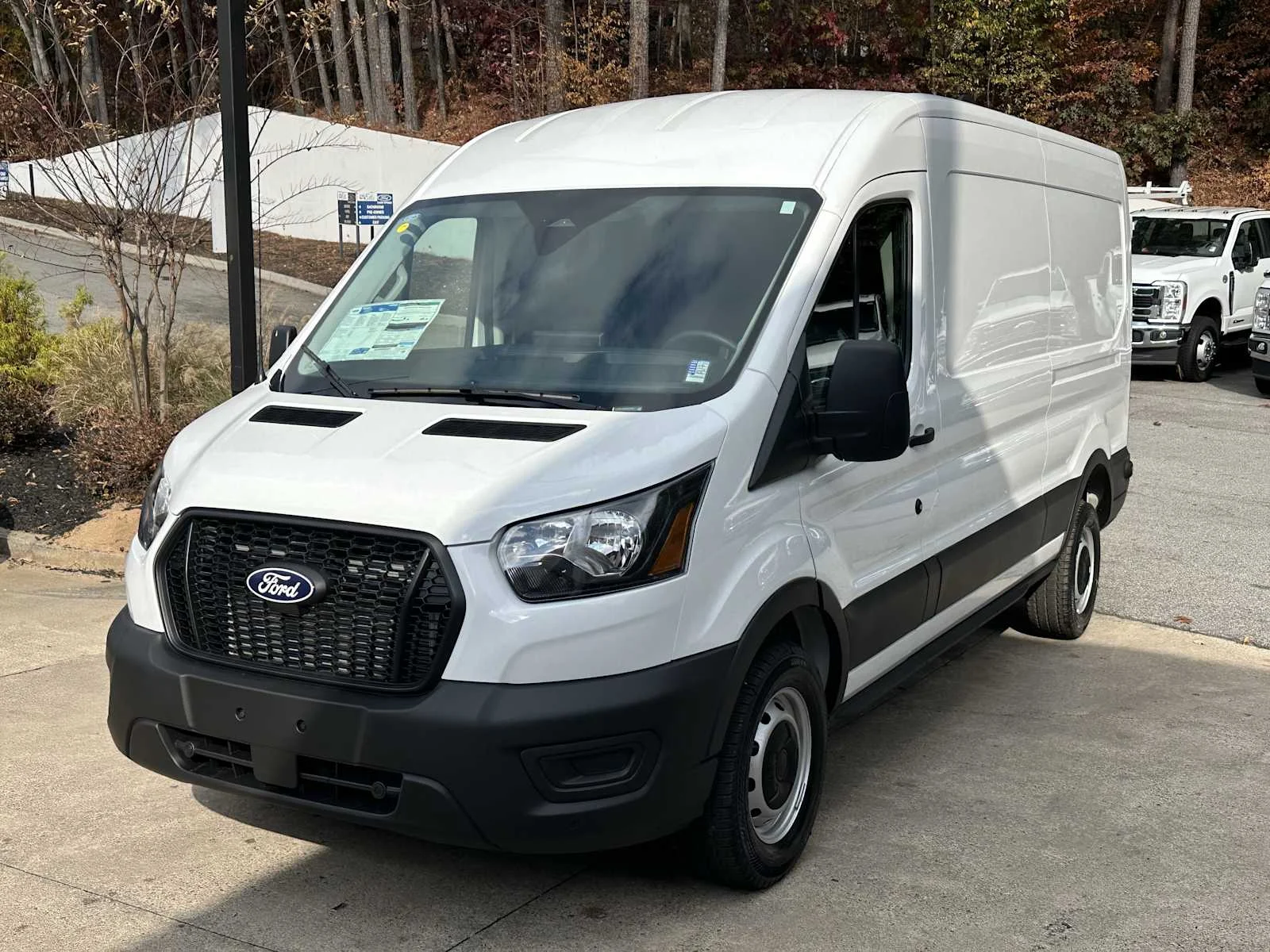 New 2026 Oxford White Ford Cargo Van image 3