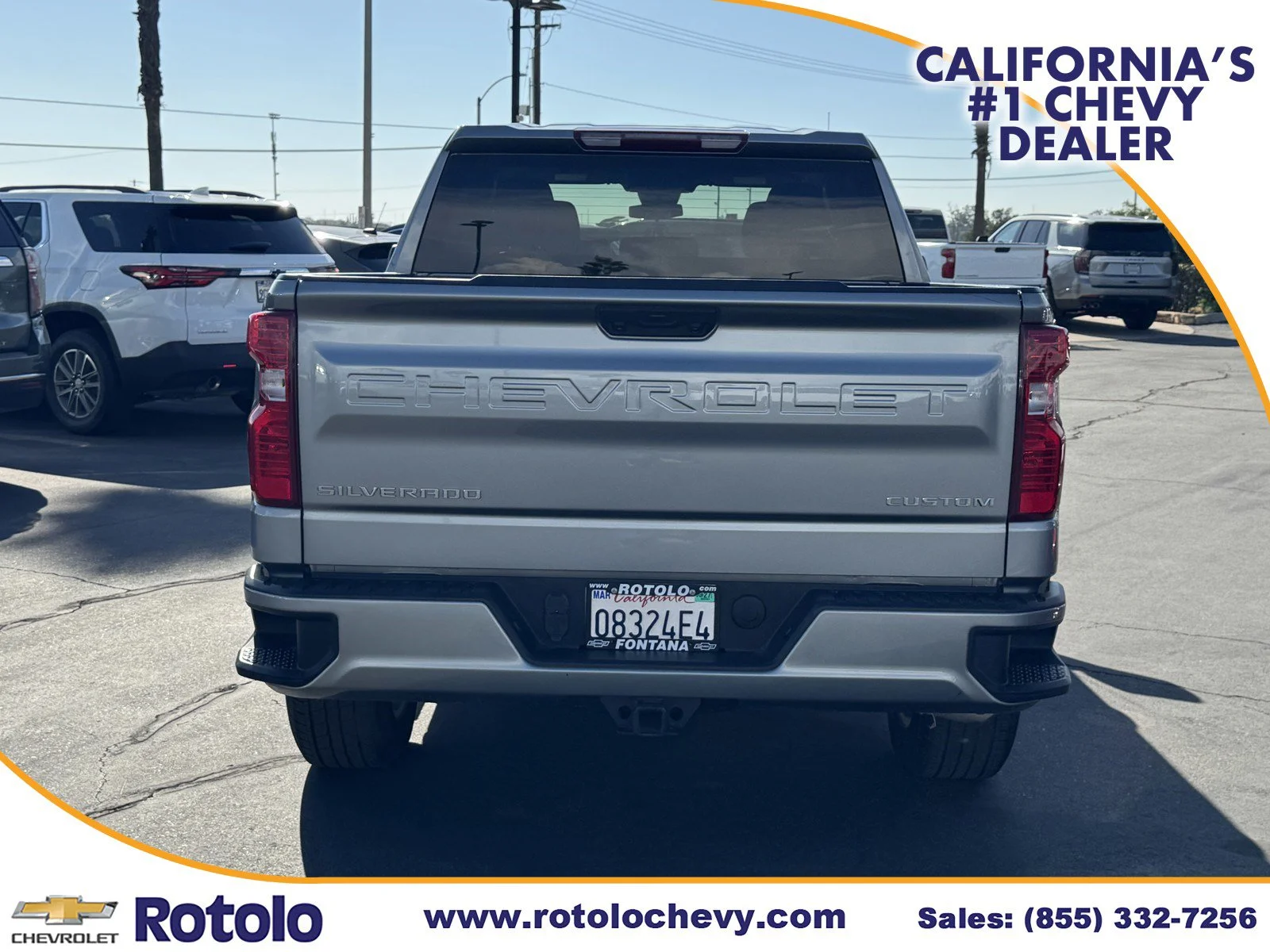 Used 2025 Sterling Gray Metallic Chevrolet Custom image 5