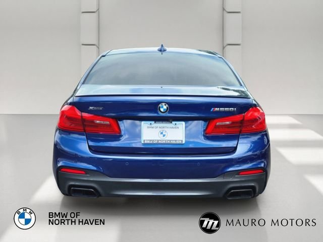 Used 2020 Blue BMW M550i xDrive image 5