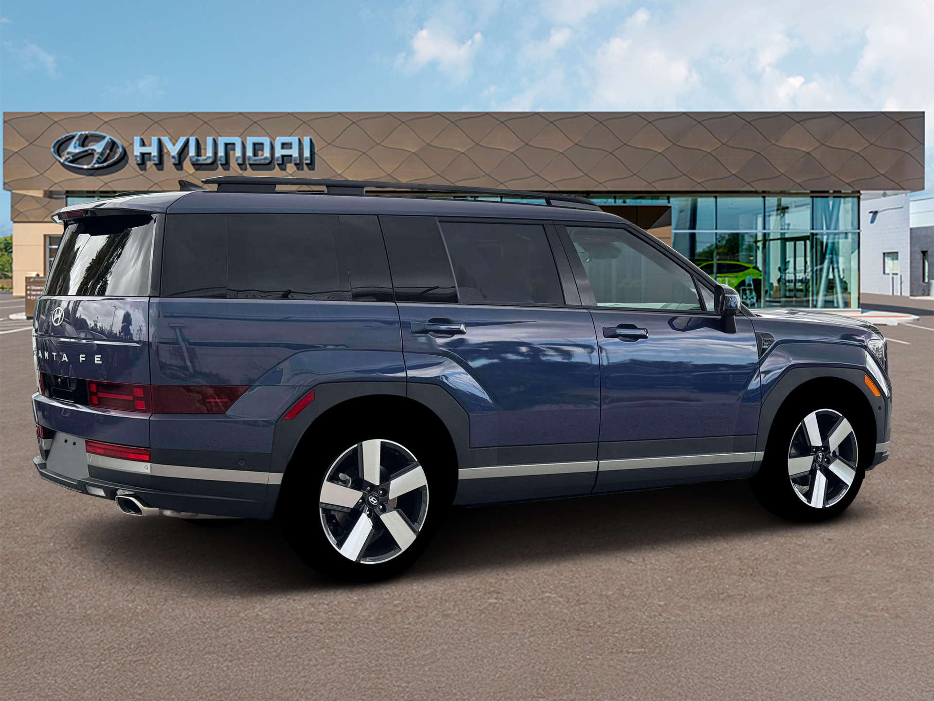 New 2026 Atlantis Blue Hyundai Limited AWD image 8