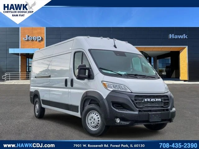 New 2026 Bright White Clearcoat RAM High Roof image 1