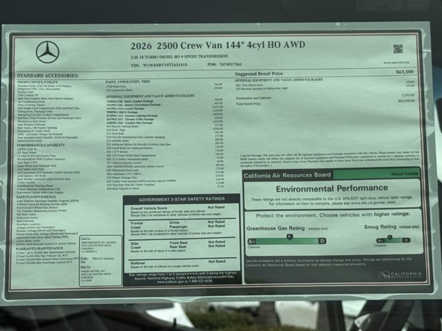 New 2026 Stone Gray Mercedes-Benz Cargo 144 WB image 12