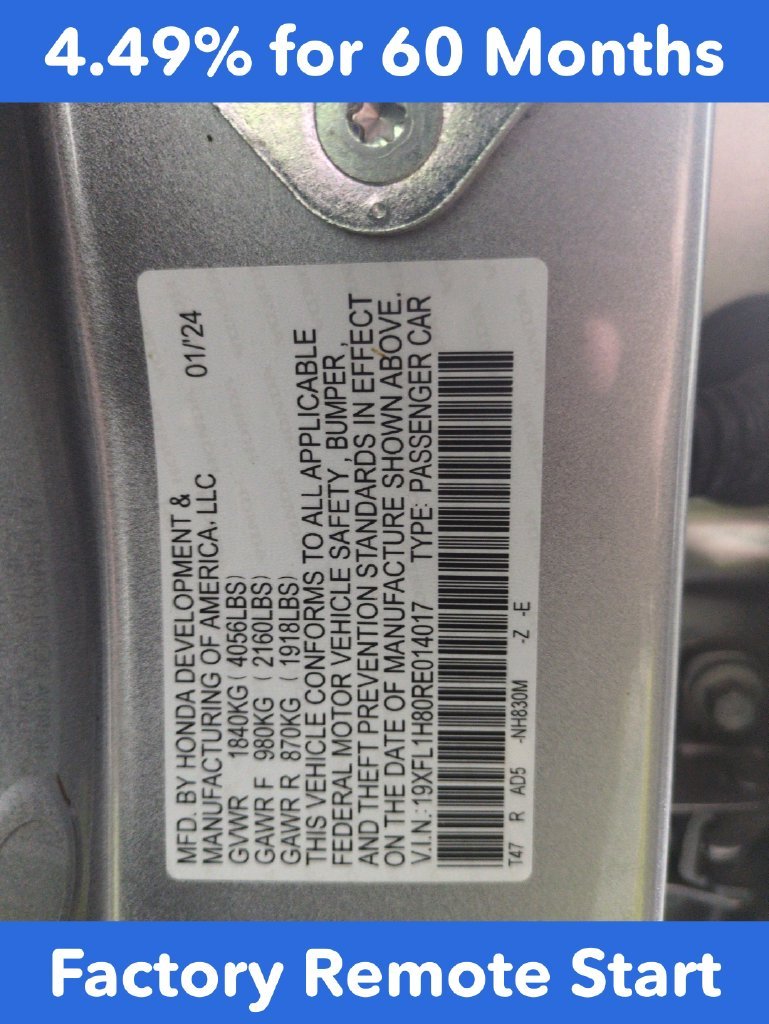 Certified Used 2024 Lunar Silver Metallic Honda Sport Touring image 36