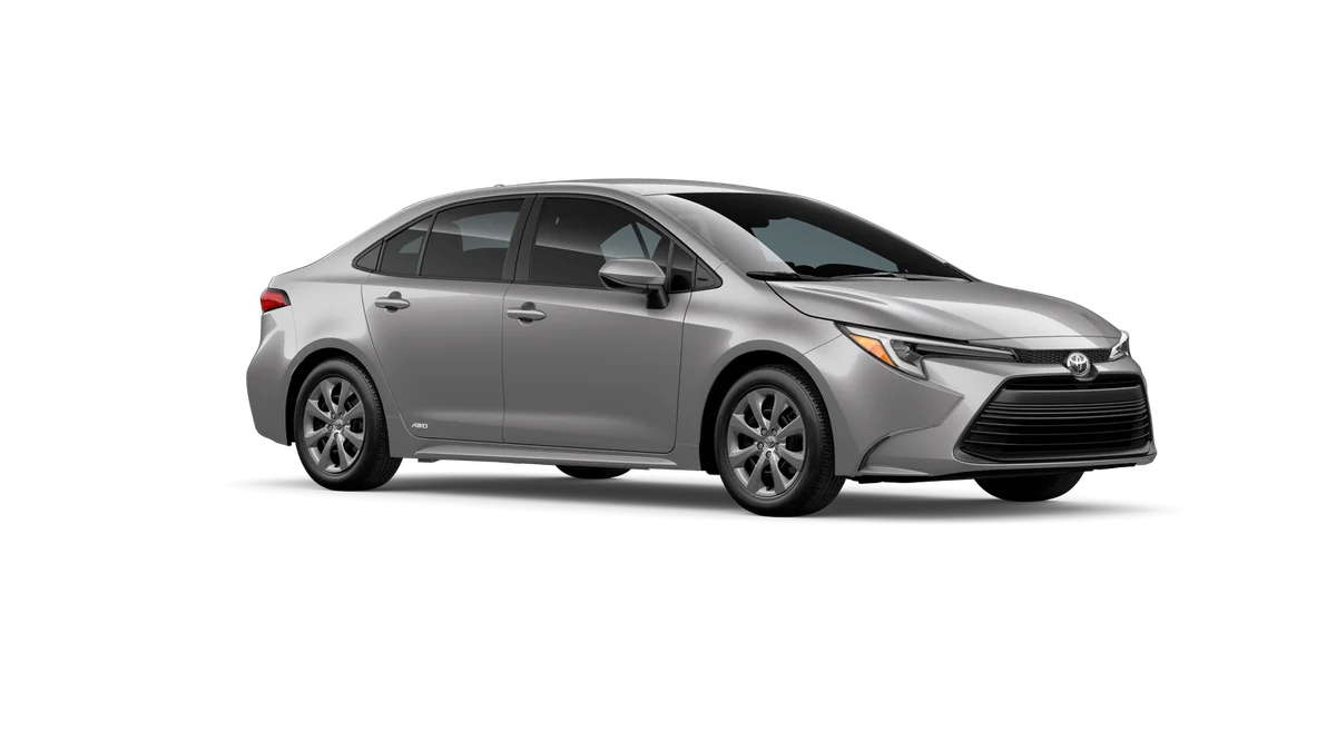 New 2027 Classic Silver Metallic Toyota Hybrid LE image 14