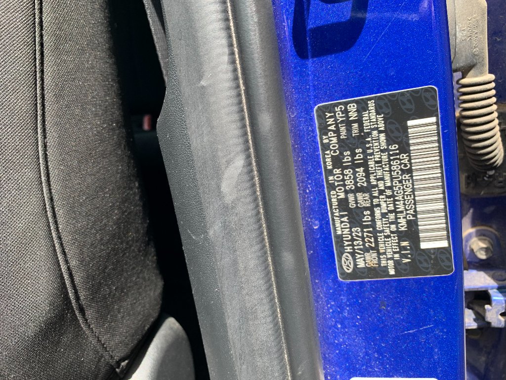 Certified Used 2023 Intense Blue Hyundai SEL image 13