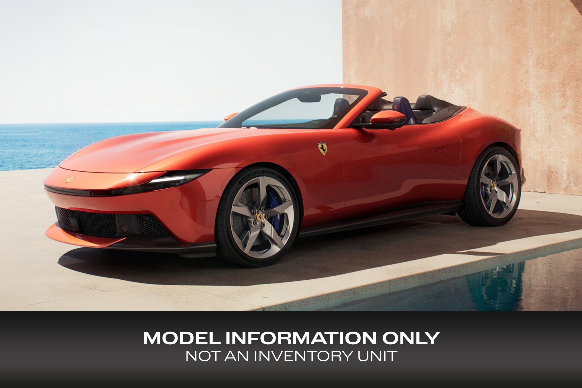 New 2026 Orange Ferrari  image 1