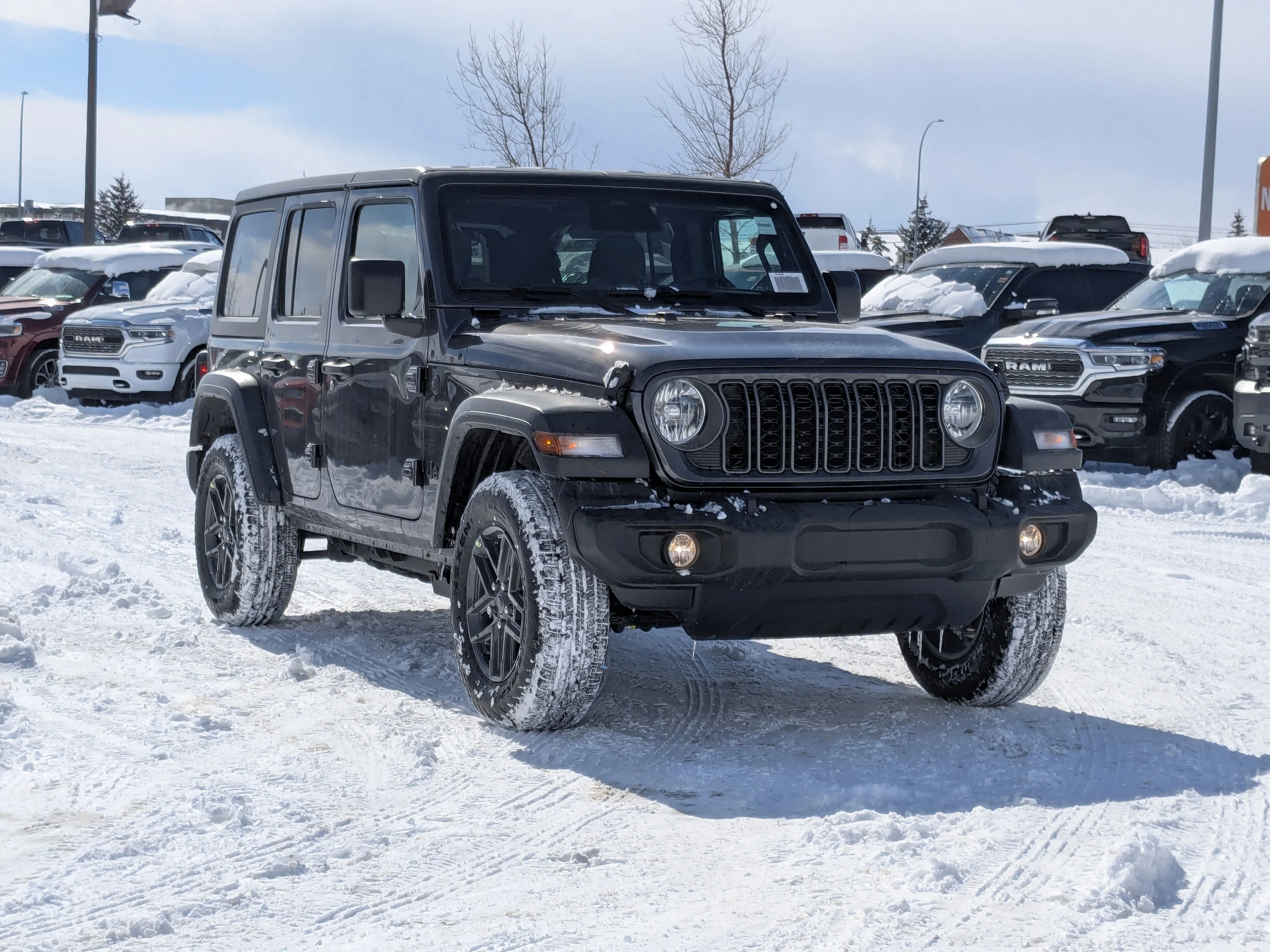 New 2026 Grey Jeep Sport S - - Gorilla Glass - 3-Piece Hardtop - Adaptive Cruise - Remote Start & tons more! image 2