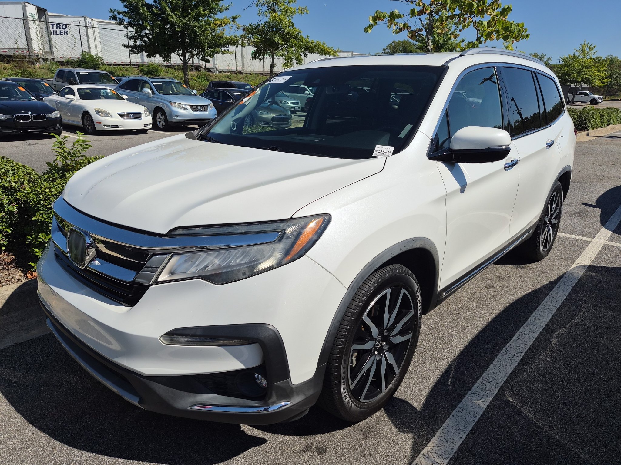 Used 2021 Platinum White Pearl Honda Touring 7-Passenger image 2