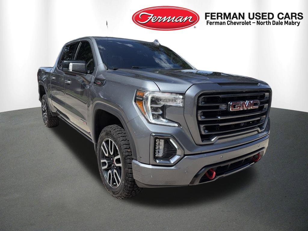 Used 2021 SATIN STEEL METALLIC GMC AT4 image 1