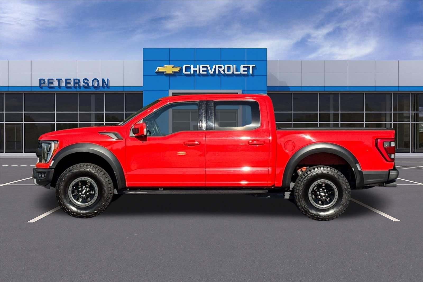Used 2023 Orange Ford Raptor image 7