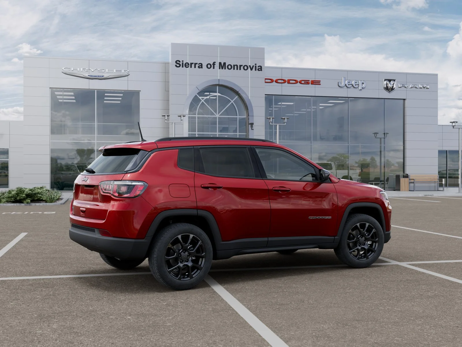 New 2026 Red Hot Pearl-Coat Exterior Paint Jeep Latitude image 30