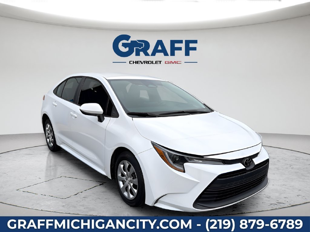 Used 2024 White Toyota LE image 6