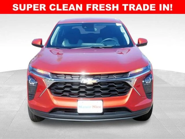 Certified 2024 Chevrolet Trax LS with VIN KL77LFE27RC122642 for sale in Anoka, Minnesota