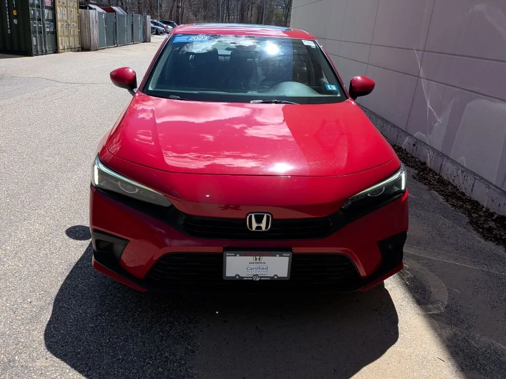 Certified Used 2023 Rallye Red Honda EX image 3