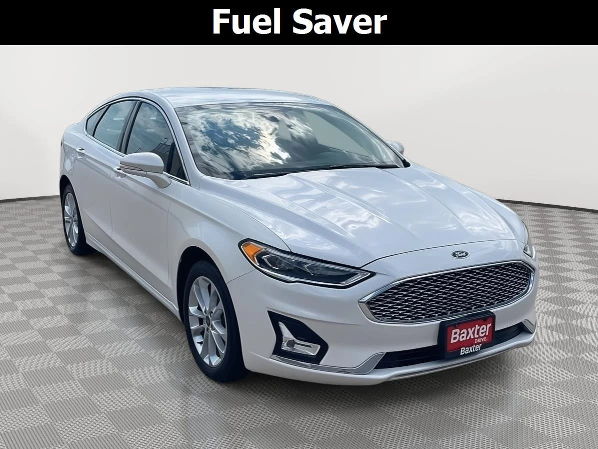 Certified Used 2019 White Platinum Metallic Tri-Coat Ford Titanium image 1