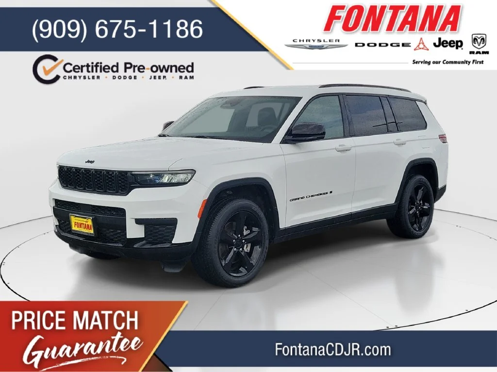 Certified Used 2023 White Jeep Altitude image 1