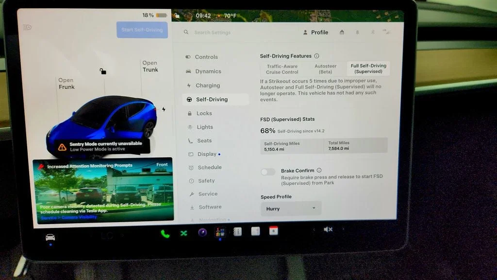 Used 2024 Deep Blue Metallic Tesla Long Range AWD w/ Full Self-Driving & Aero Disc Wheel Covers image 21