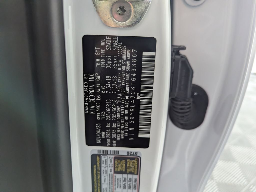 New 2026 Glacial White Pearl Kia S image 40