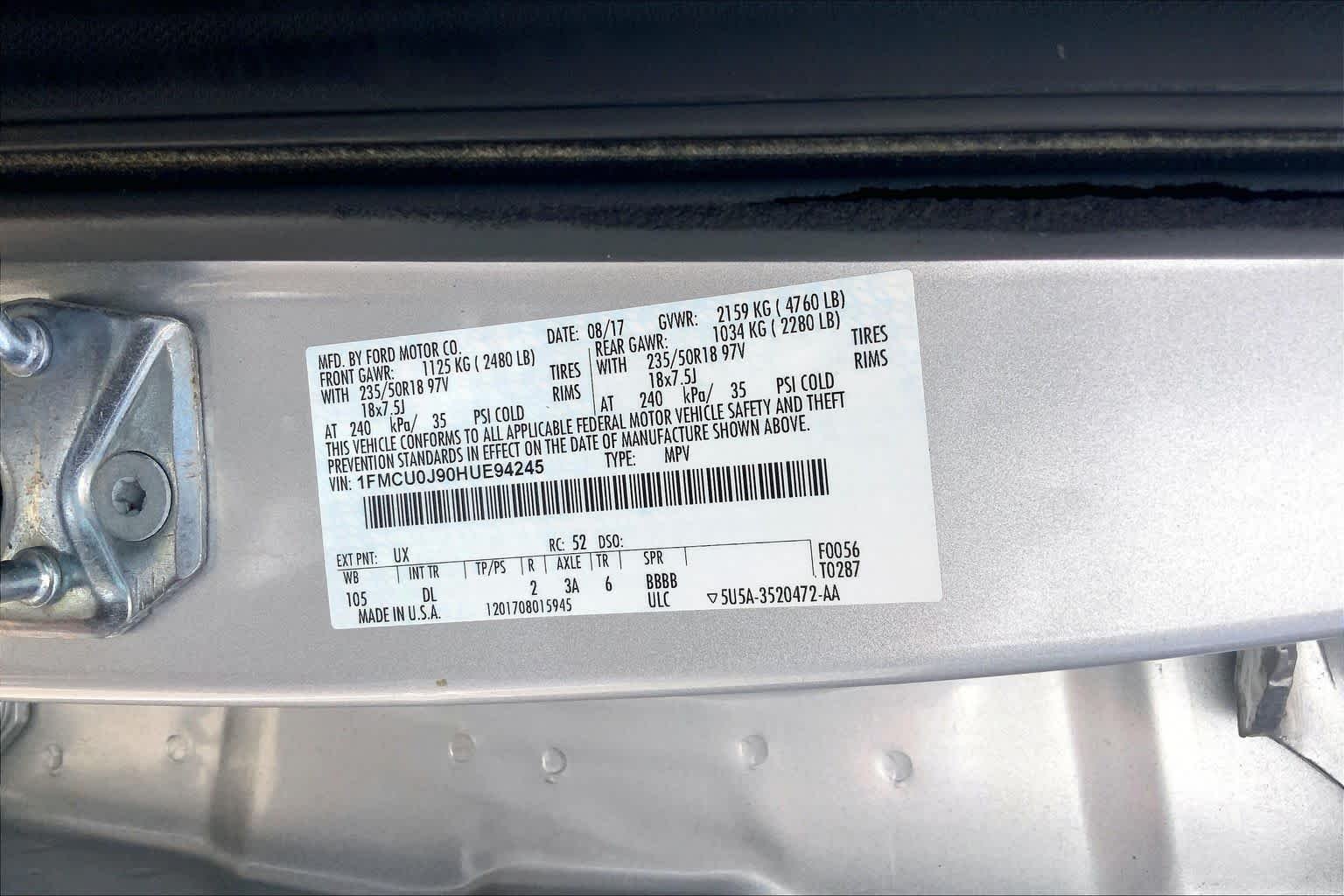 Used 2017 Ingot Silver Metallic Ford Titanium image 31