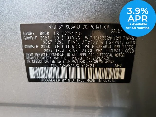 2026 Subaru Ascent Touring - Photo 30