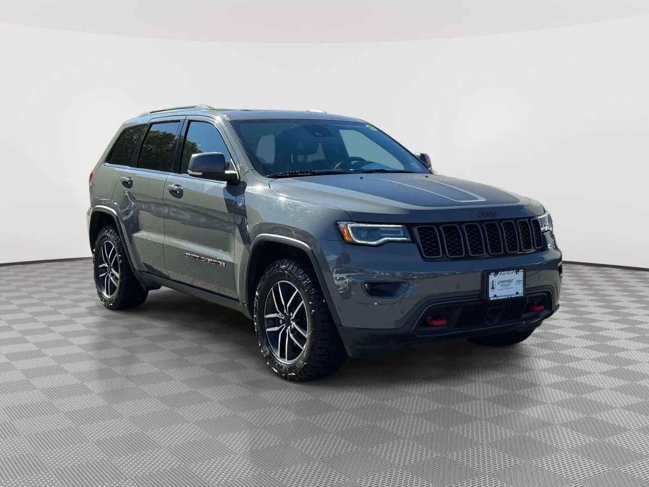 Used 2021 Sting-Gray Clearcoat Jeep Trailhawk 4x4 image 1