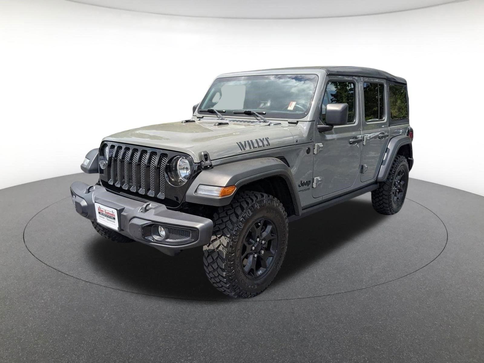 Used 2022 Sting-Gray Clearcoat Jeep Unlimited Willys Sport image 8