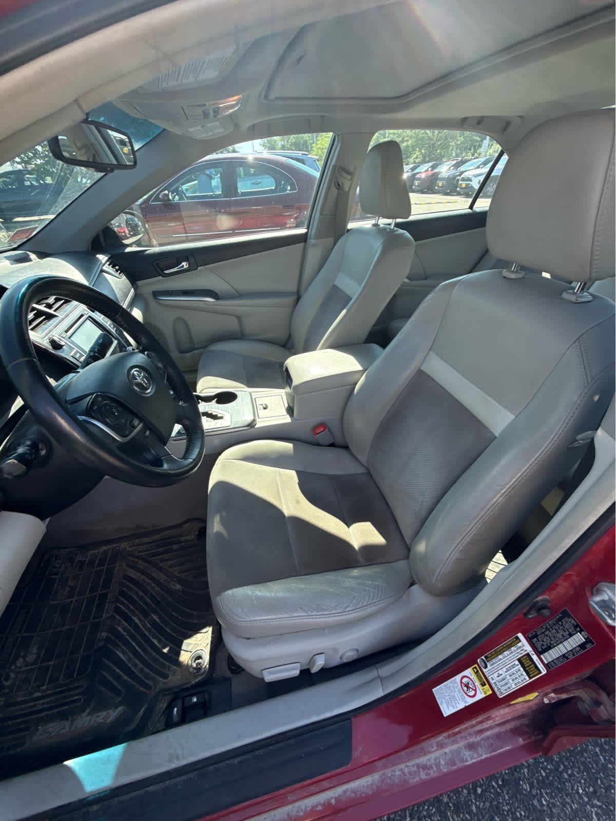 Used 2012 Barcelona Red Metallic Toyota XLE image 6
