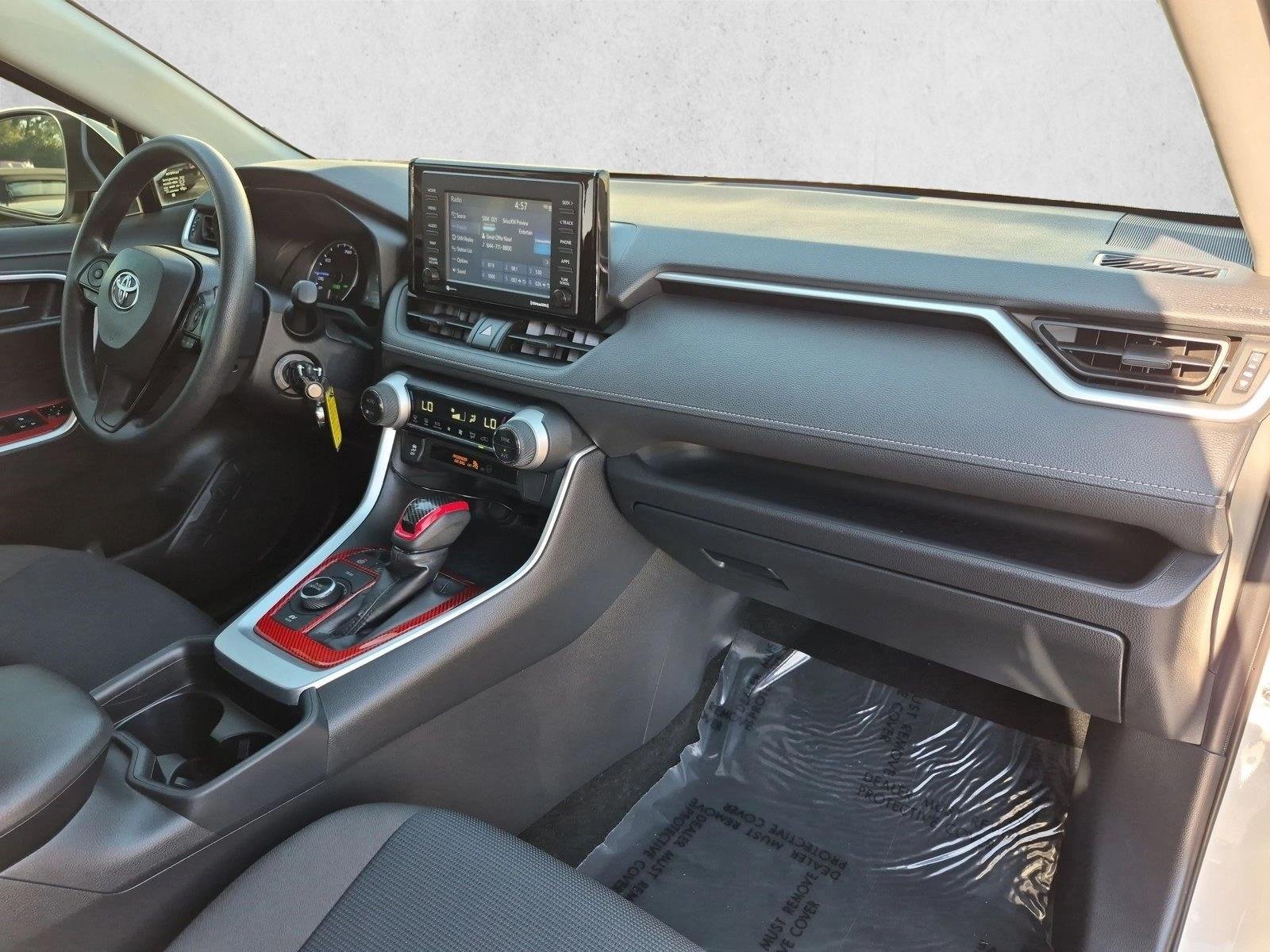 Used 2021 Super White Toyota Hybrid LE image 21