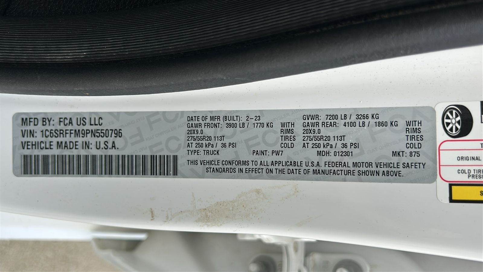 Used 2023 White Ram Big Horn/Lone Star image 31