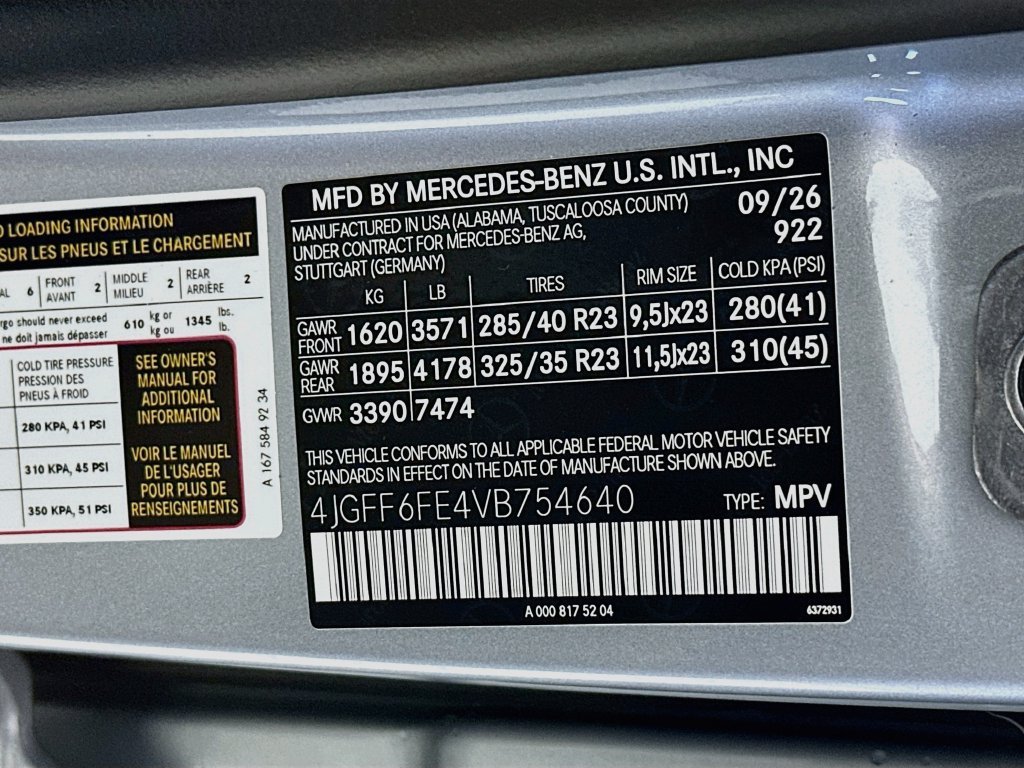 New 2027 Cirrus Silver Metallic Mercedes-Benz GLS 450 image 68