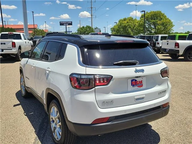 Used 2025 Bright White Clearcoat Jeep Limited 4x4 image 3