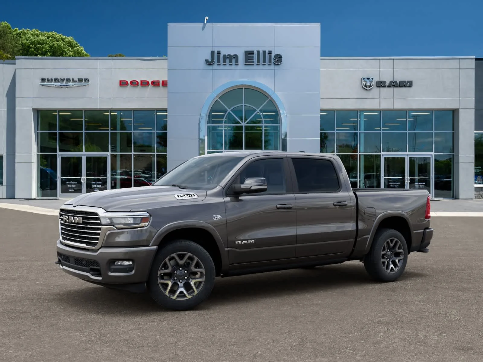 New 2026 Granite Crystal Metallic Clear-Coat Exterior Paint RAM Laramie image 2