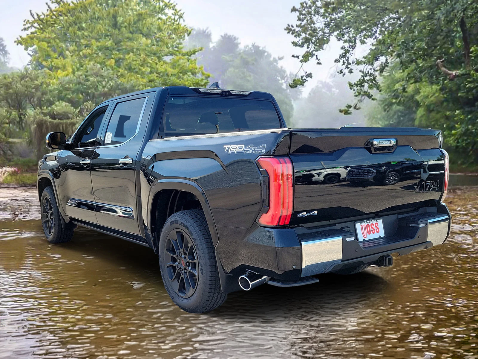 New 2026 Midnight Black Metallic Toyota 1794 Edition CrewMax 5.5