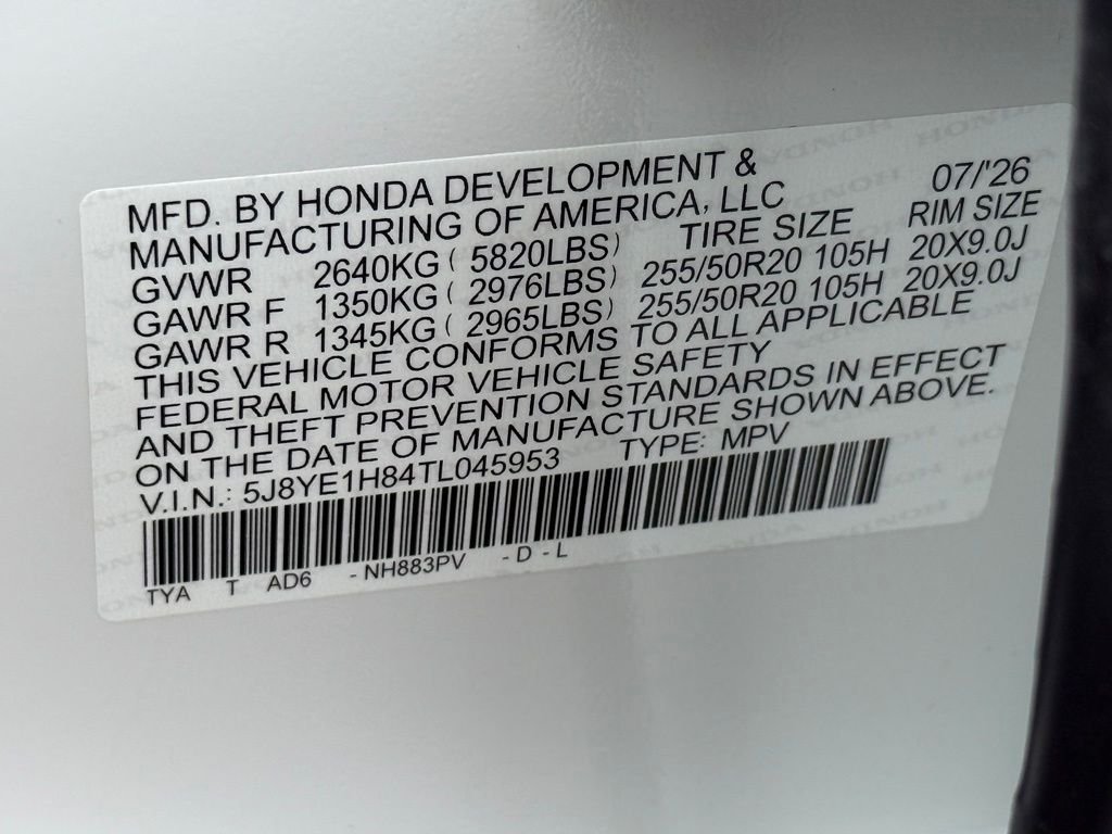 New 2026 Platinum White Pearl Acura Advance Package image 27