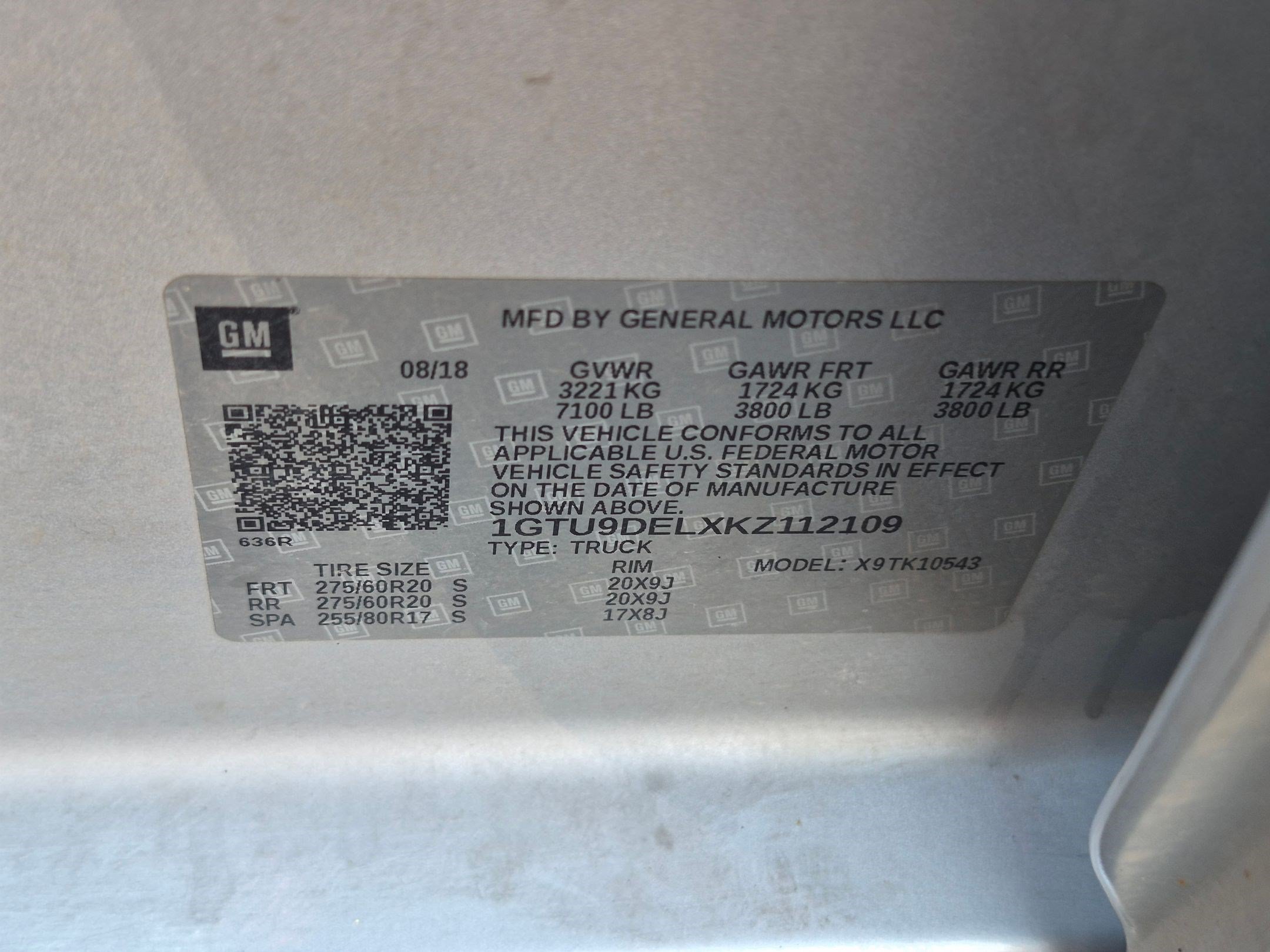 Used 2019 Quicksilver Metallic GMC SLT image 33