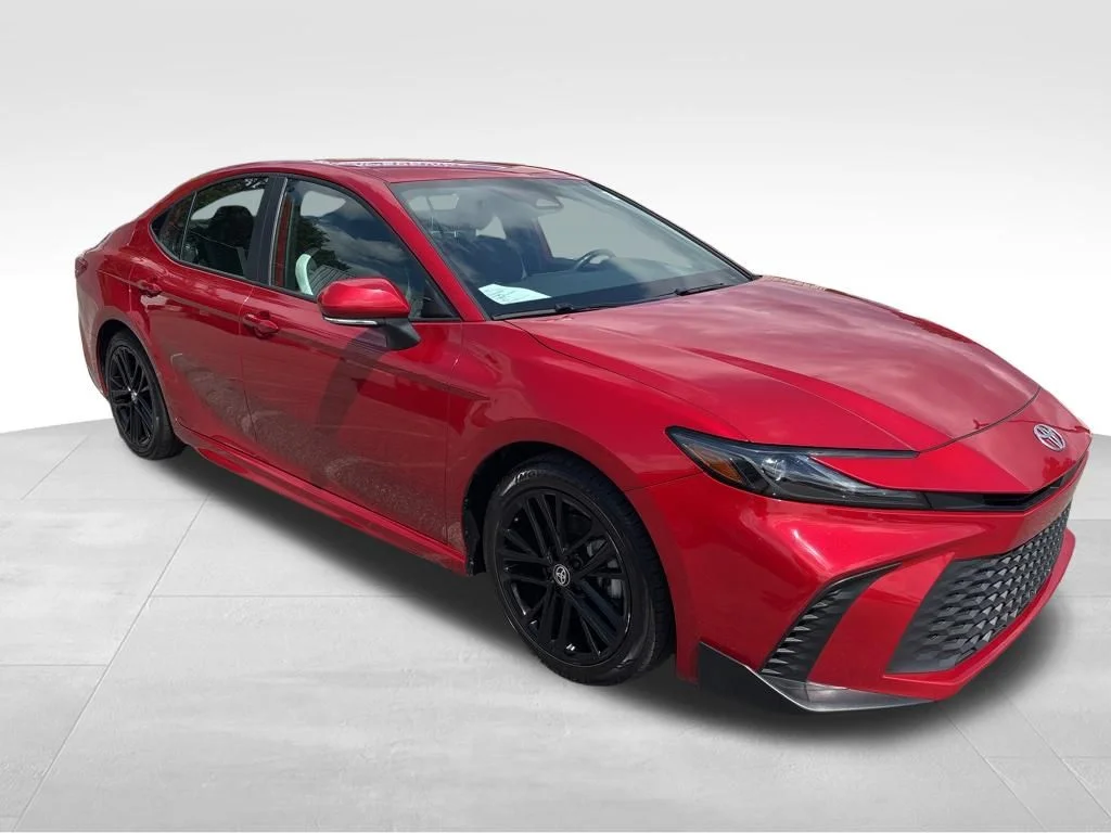 Used 2025 Red Toyota SE image 8