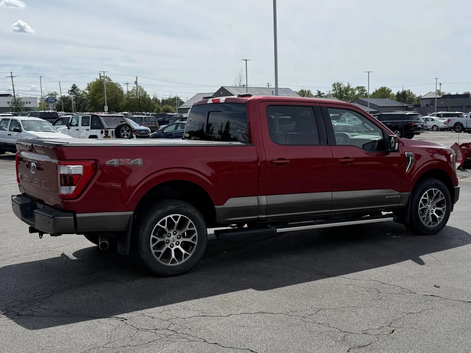 Used 2023 Rapid Red Metallic Tinted Clearcoat/Stone Gray Ford King Ranch image 5