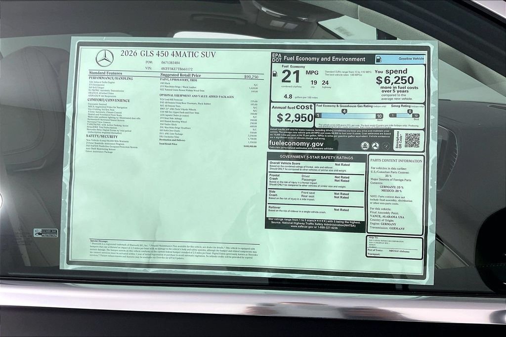 New 2026 Black Mercedes-Benz GLS 450 image 14