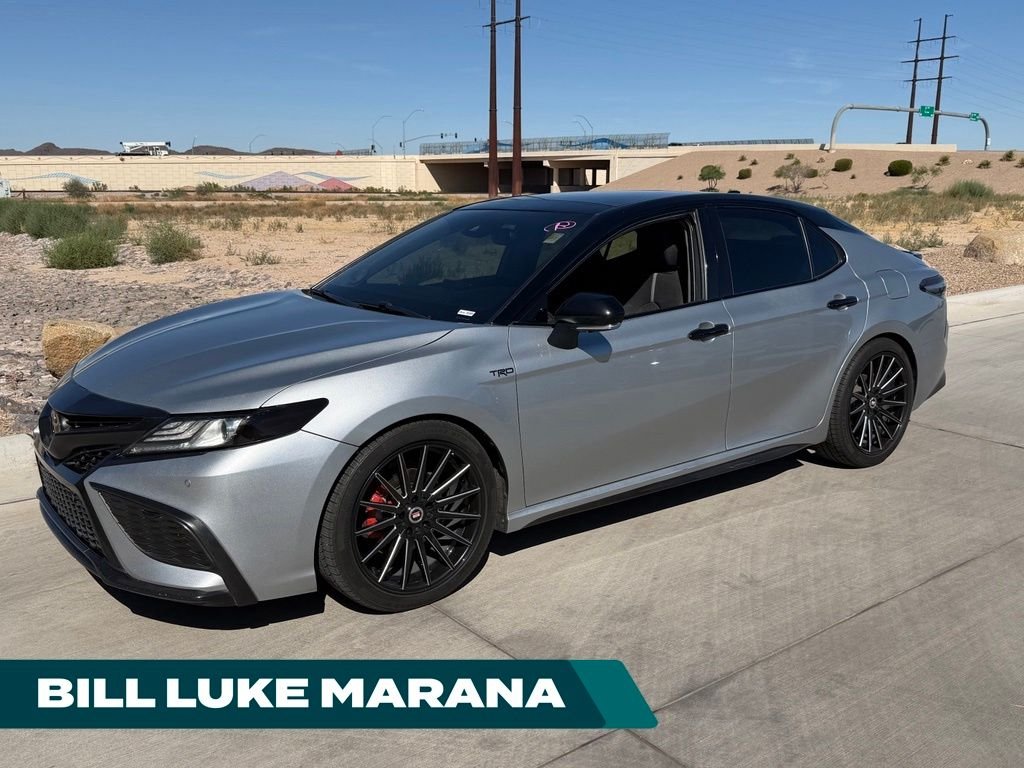 Used 2021 Silver Toyota XSE V6 image 1