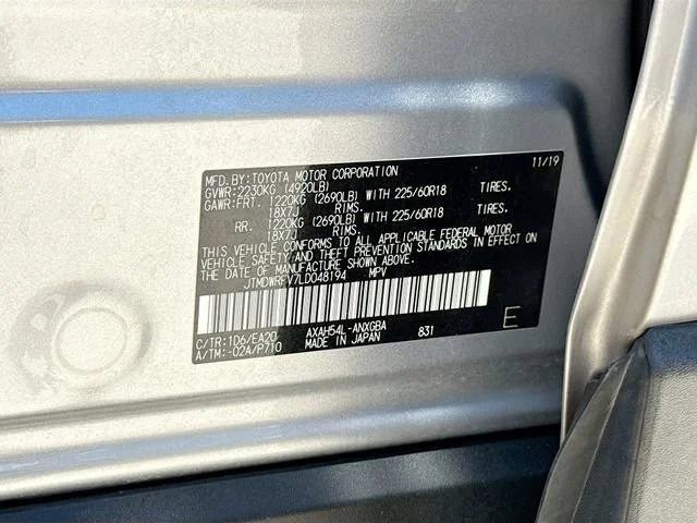 Used 2020 Silver Sky Metallic Toyota Hybrid Limited image 43