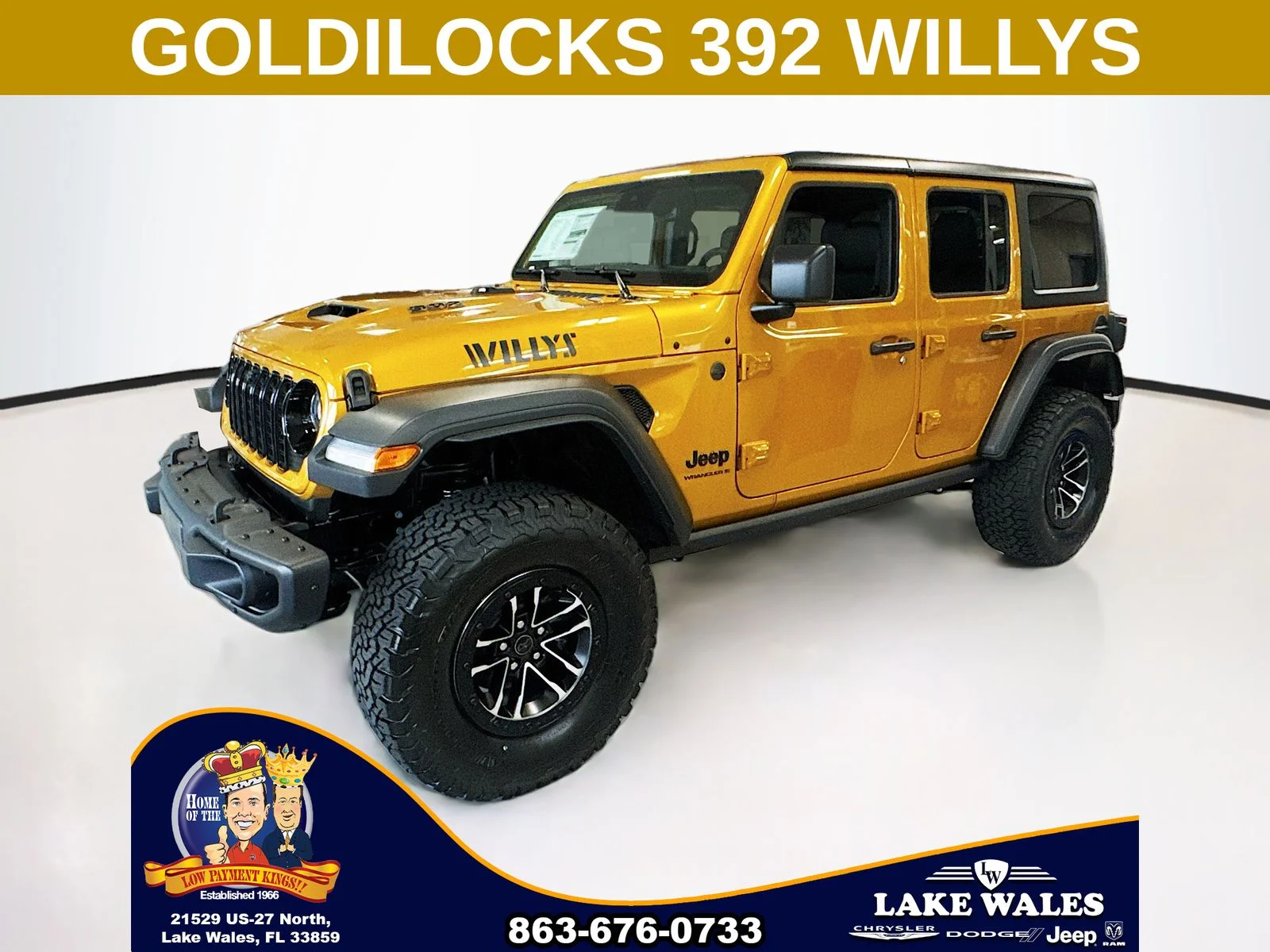 New 2026 Goldilocks Exterior Paint Jeep Willys image 2