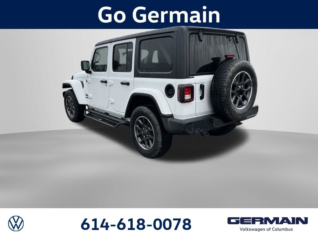 Used 2021 White Jeep Unlimited Sport image 4