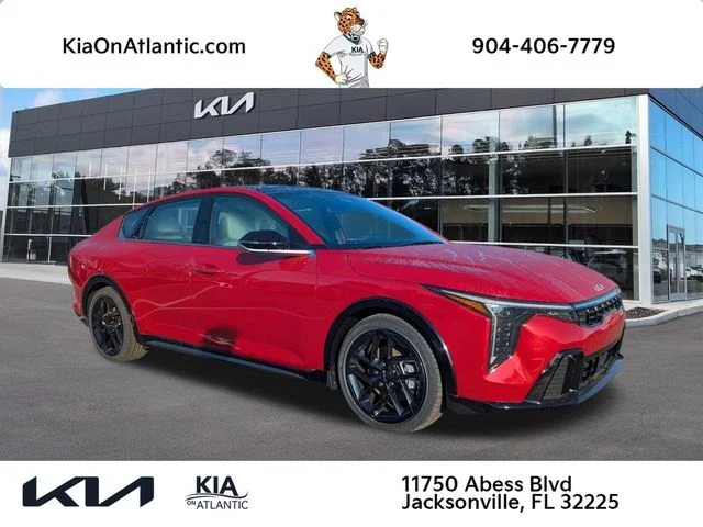 New 2025 Currant Red Kia GT-Line Turbo image 1